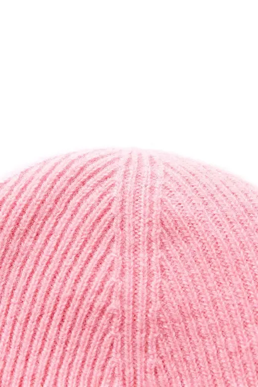 100% Wool Rib Knit Winter Beanie