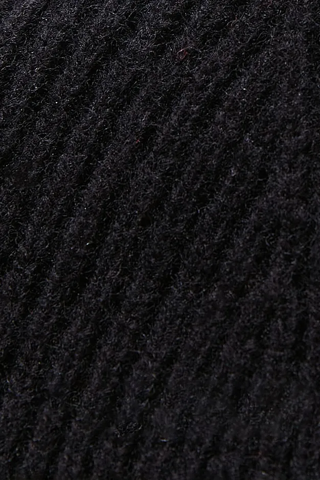 100% Wool Rib Knit Winter Beanie