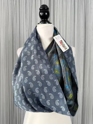40 inch Reversible Infinity Scarf-J035