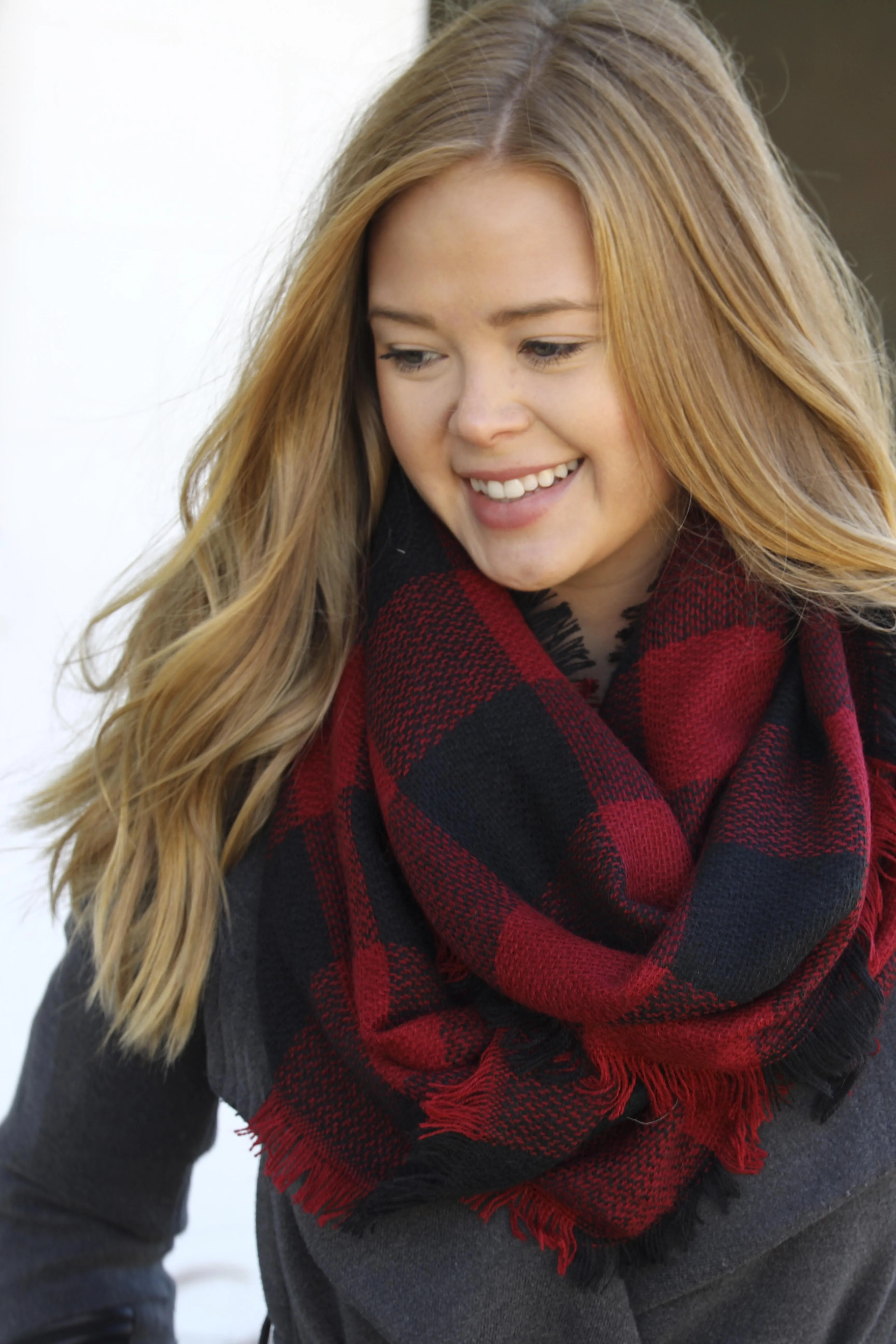 5412 - Plaid Infinity Scarf (Various Colors)