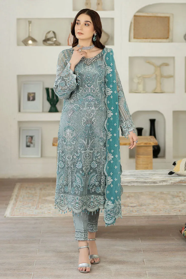 Adans Libas - Marguerite Embroidered Chiffon Collection - 5294