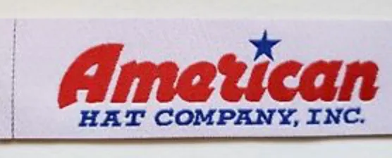 American Hat Co Felt 6X White  4" 1/4 Brim 2 Cord band