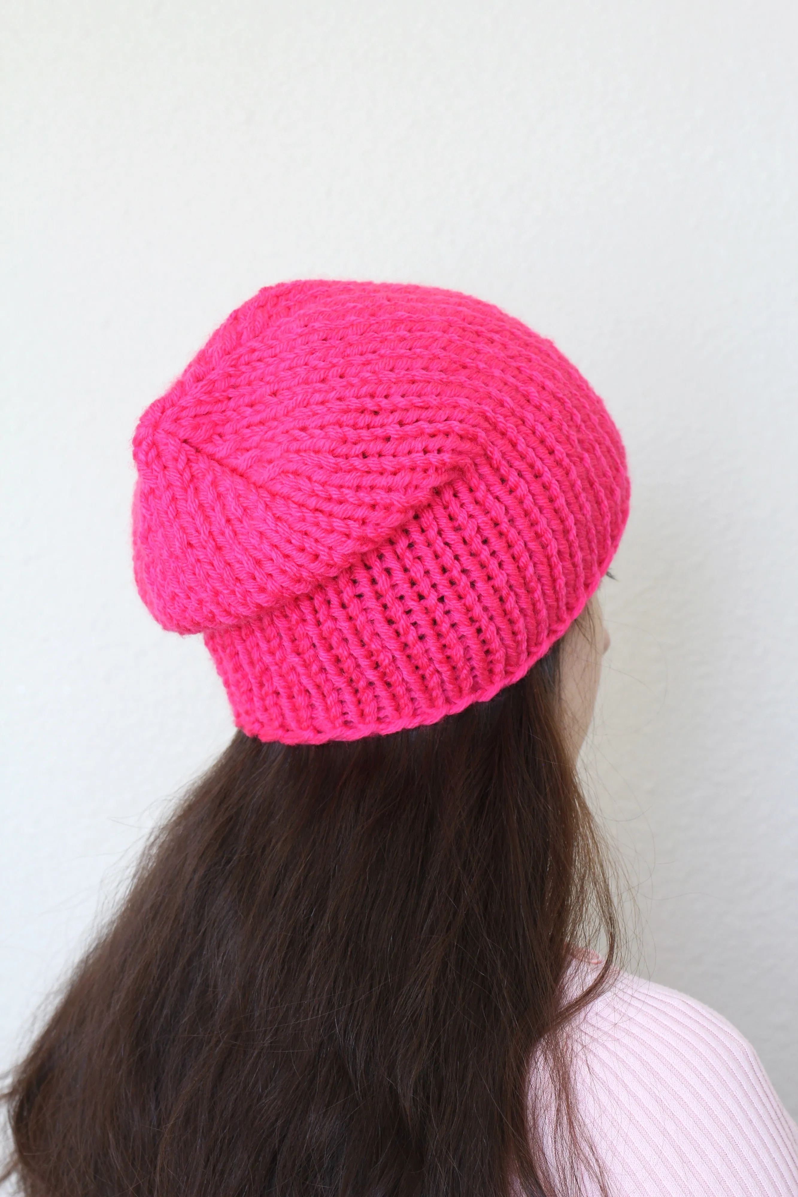 Beanie hat, knit hat, slouchy hat, knit beanie in olive green color