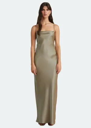 Bec & Bridge Dreamer Tie Dress Sage Green Size S / AU 8
