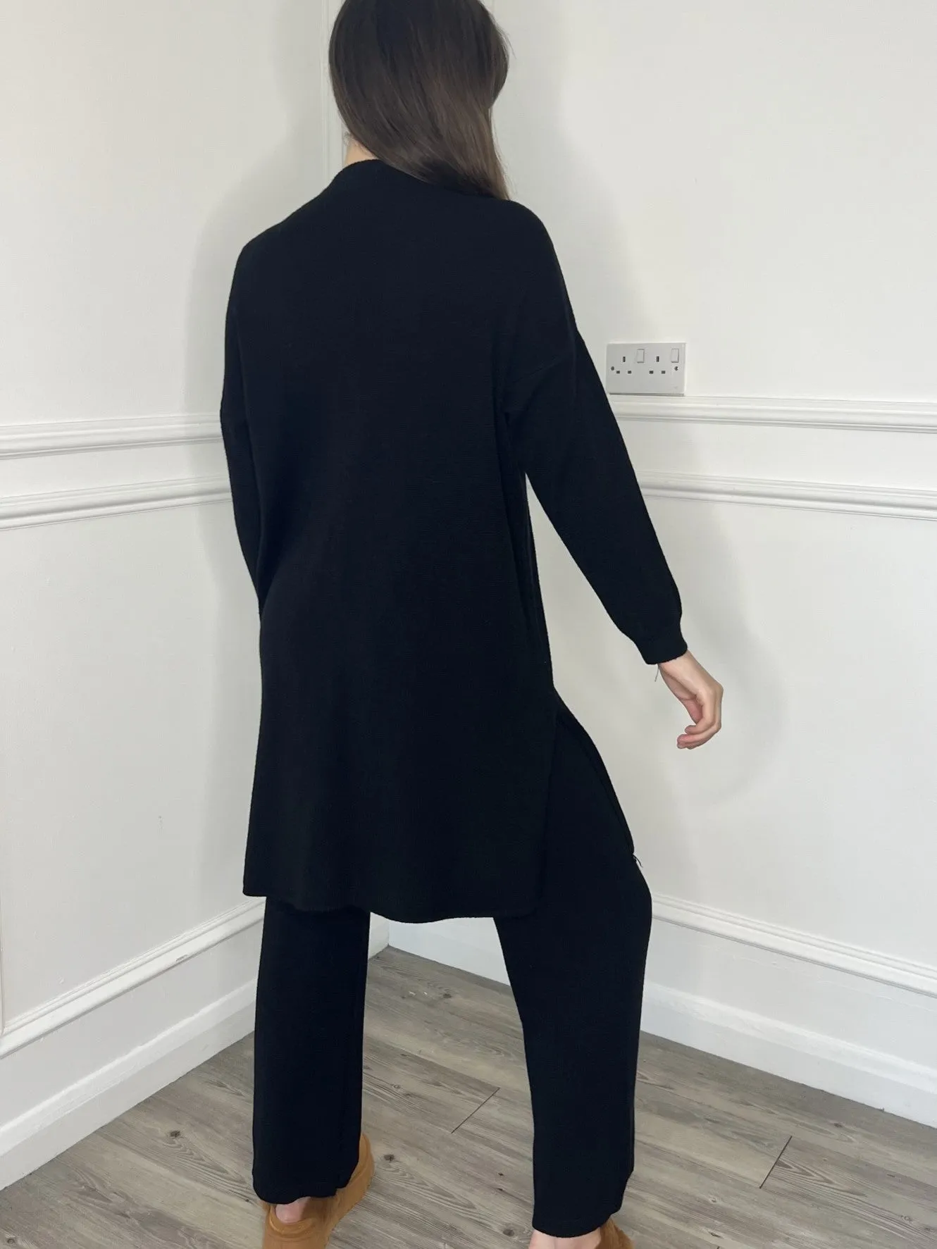 Bella Knitted Co-Ord - Black