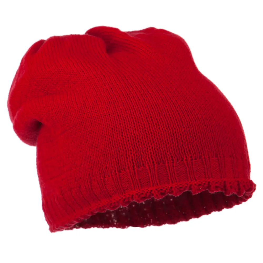 Big Size Zig Zag Vintage Reversible Beanie