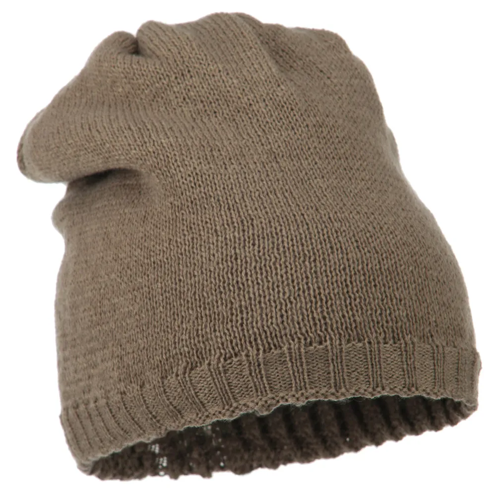 Big Size Zig Zag Vintage Reversible Beanie