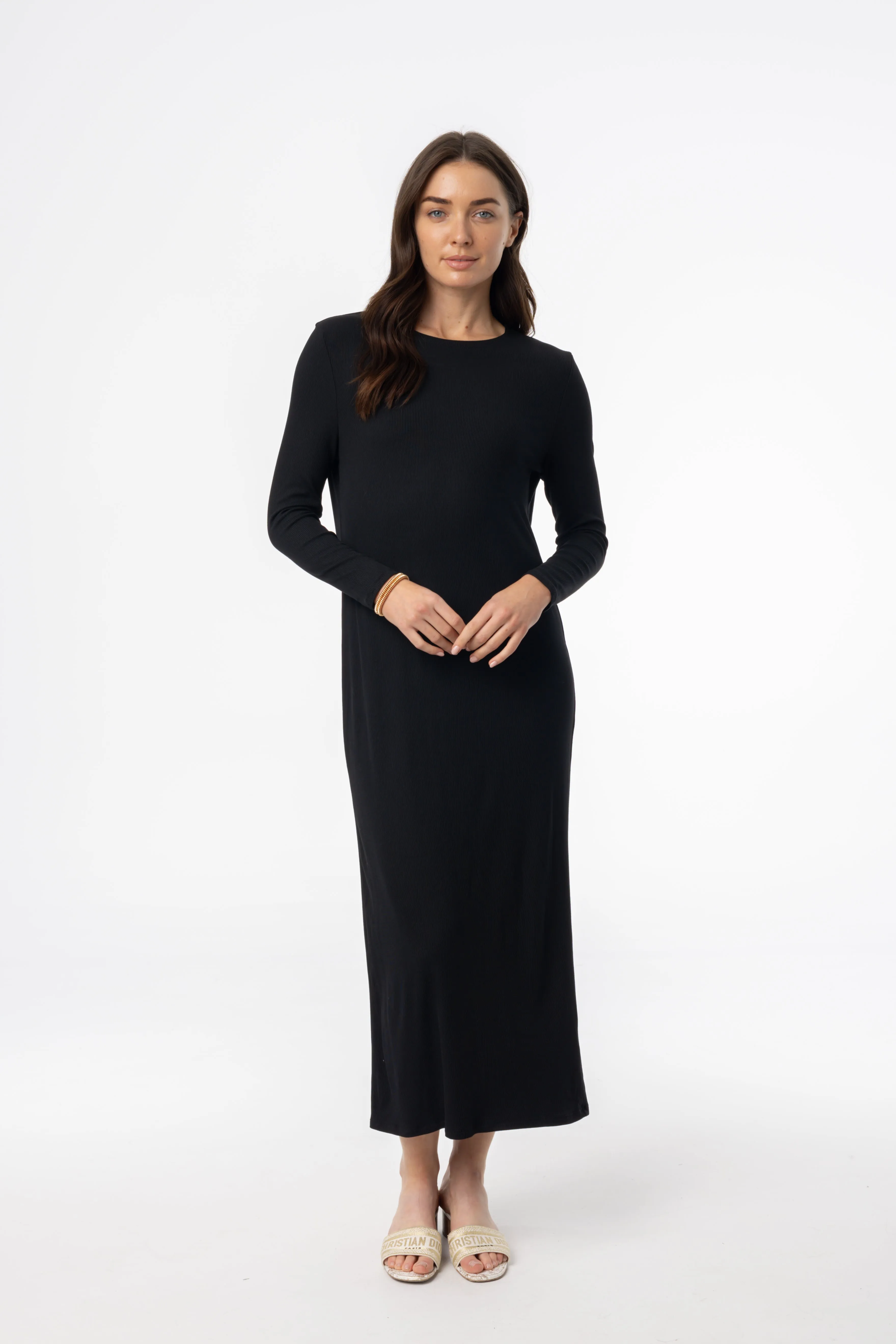 Black Basic Maxi