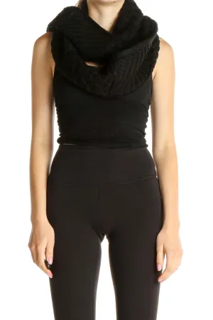 Black Infinity Scarf
