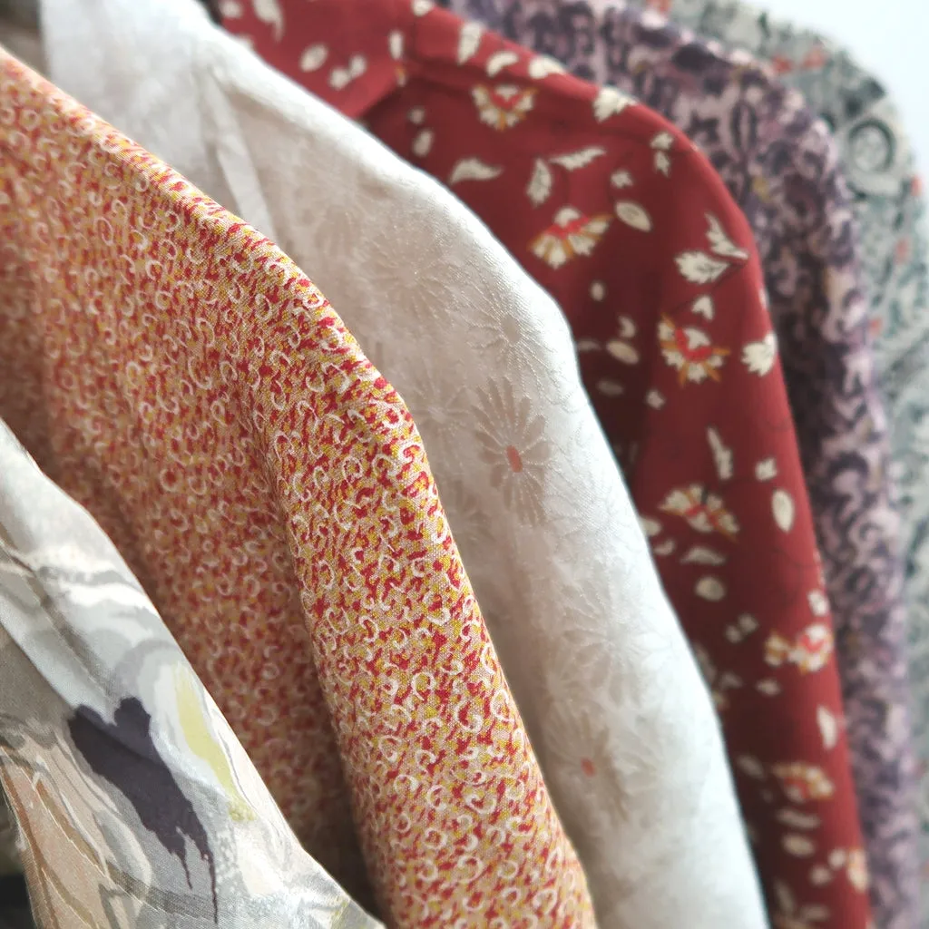 Bundle 12pcs Silk Vintage Haori Jacket Wholesale Bulk Free Shipping #362