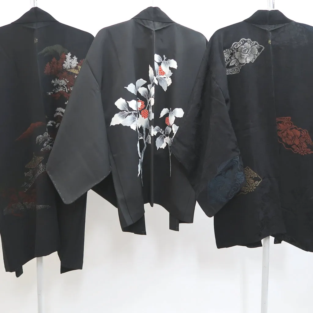 Bundle 15pcs Silk Haori Jacket Wholesale Bulk Free Shipping #452