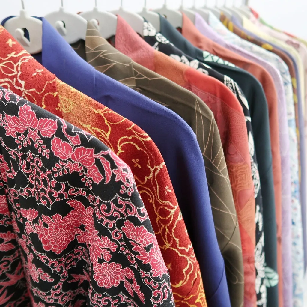 Bundle 15pcs Silk Haori Jacket Wholesale Bulk Free Shipping #467