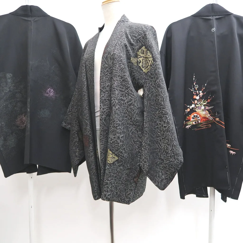 Bundle 15pcs Silk Haori Jacket Wholesale Bulk Free Shipping #525