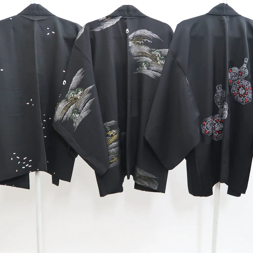 Bundle 15pcs Silk Haori Jacket Wholesale Bulk Free Shipping #533