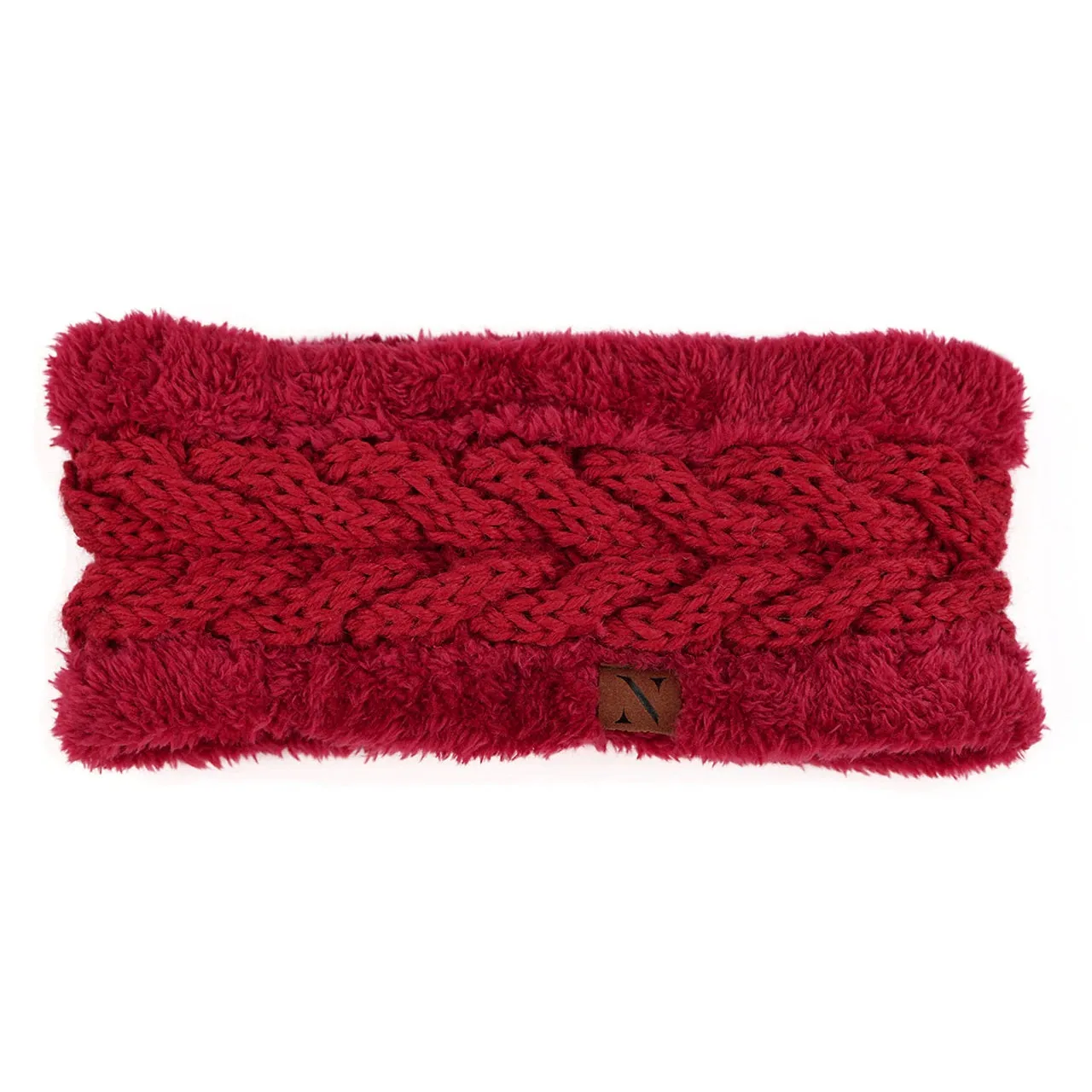 Cable Knit Fleece Headwrap