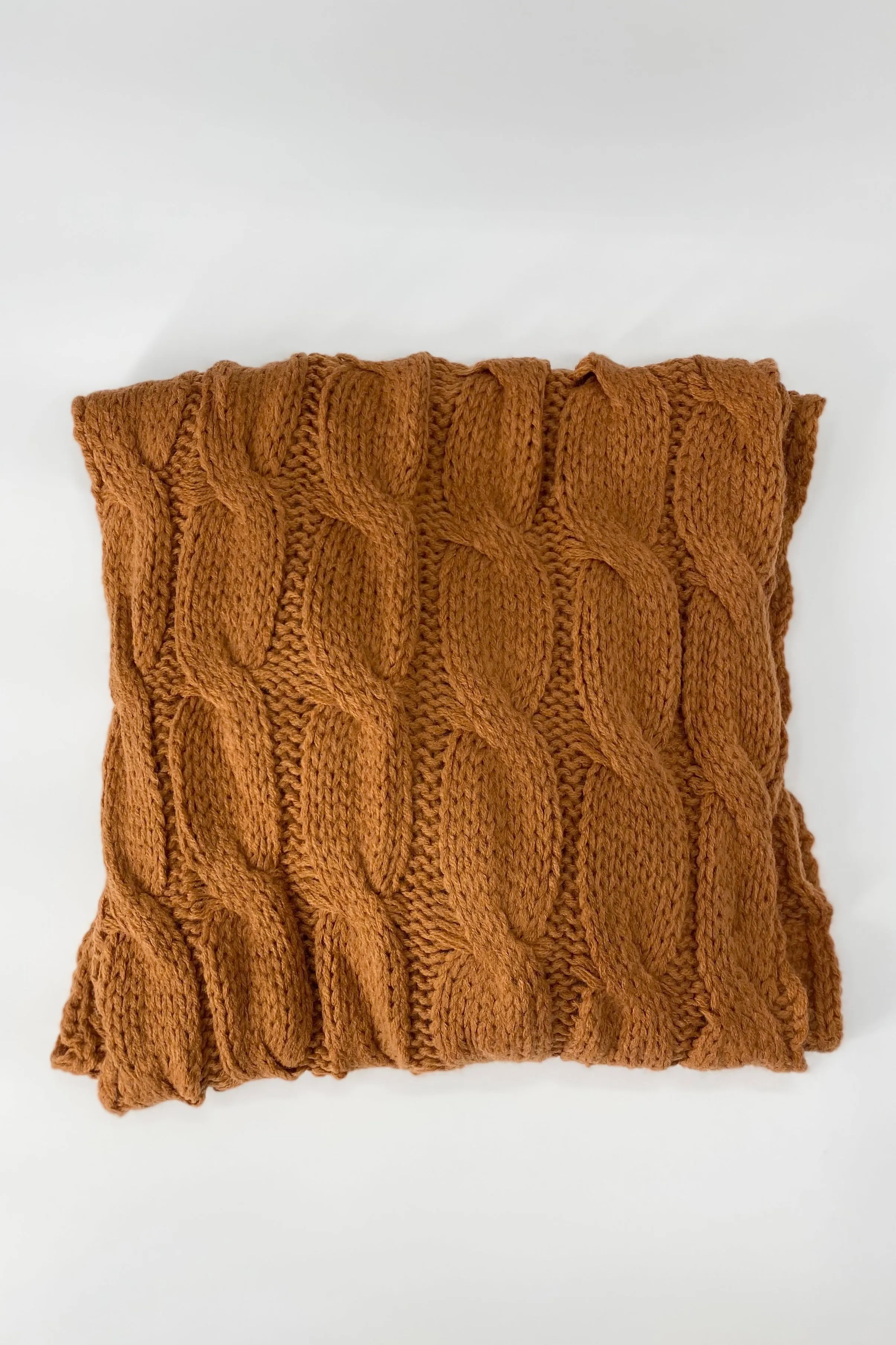 Cable Knit Infinity Scarf