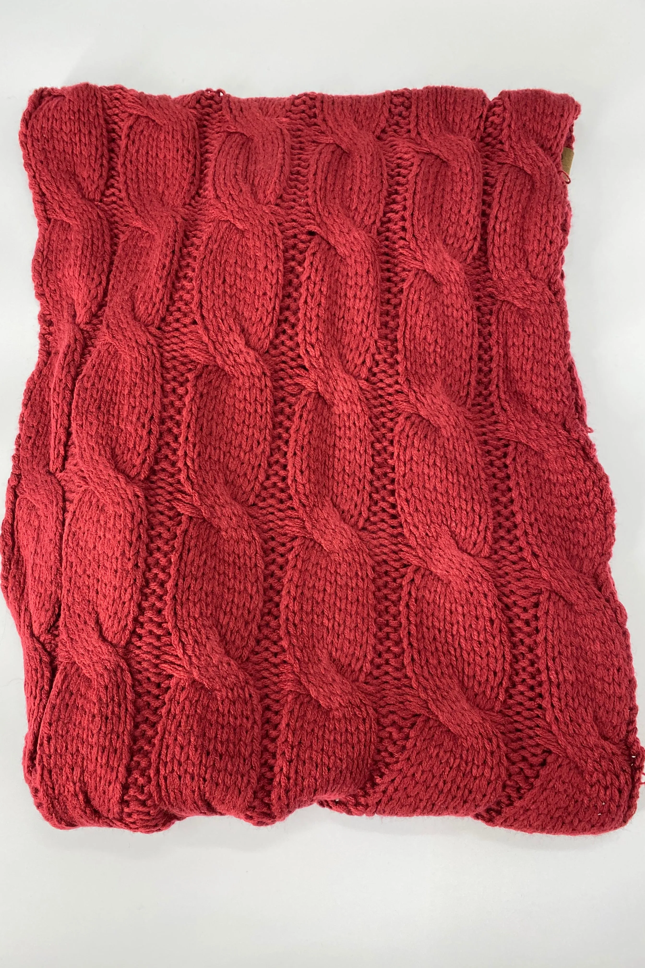 Cable Knit Infinity Scarf