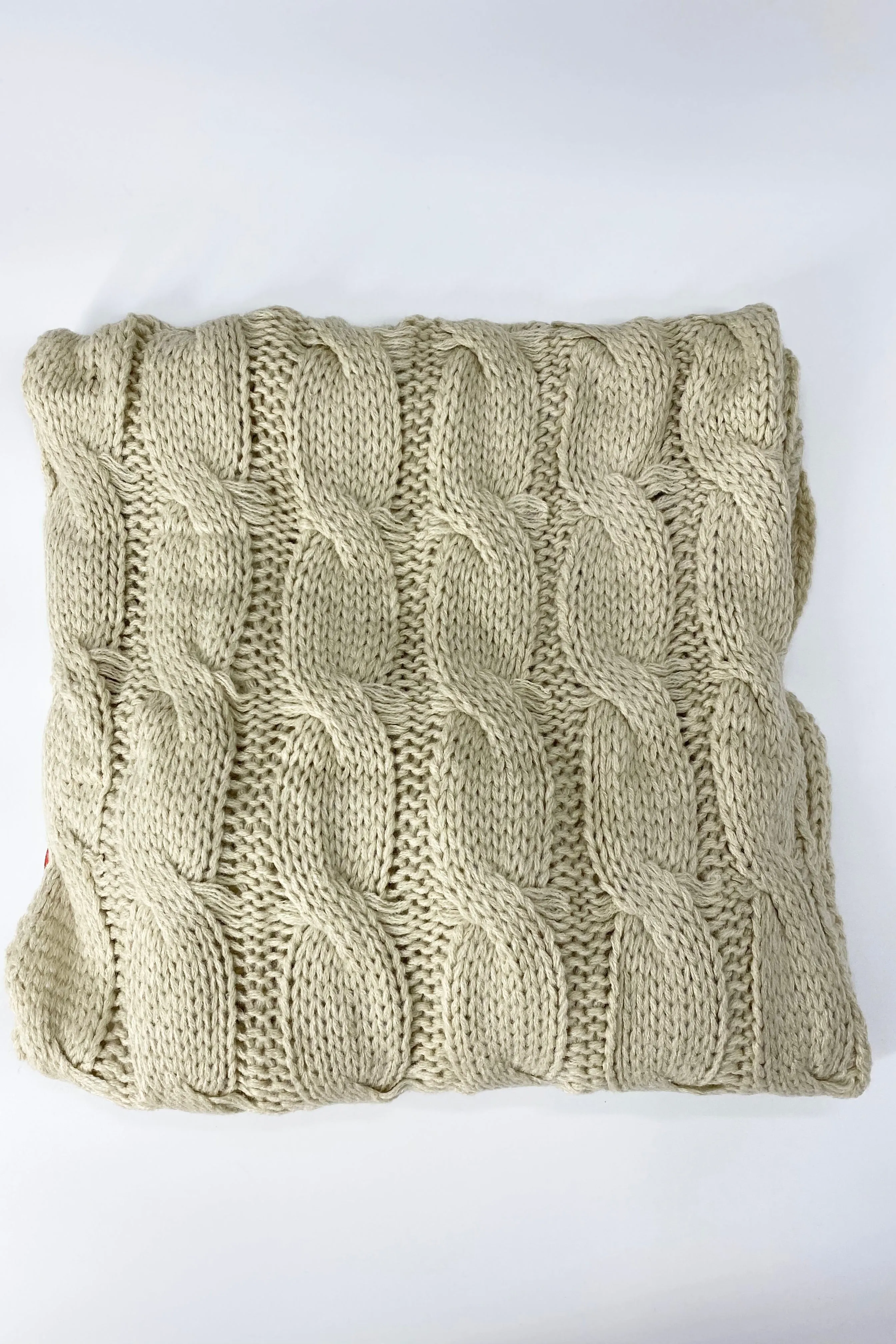 Cable Knit Infinity Scarf