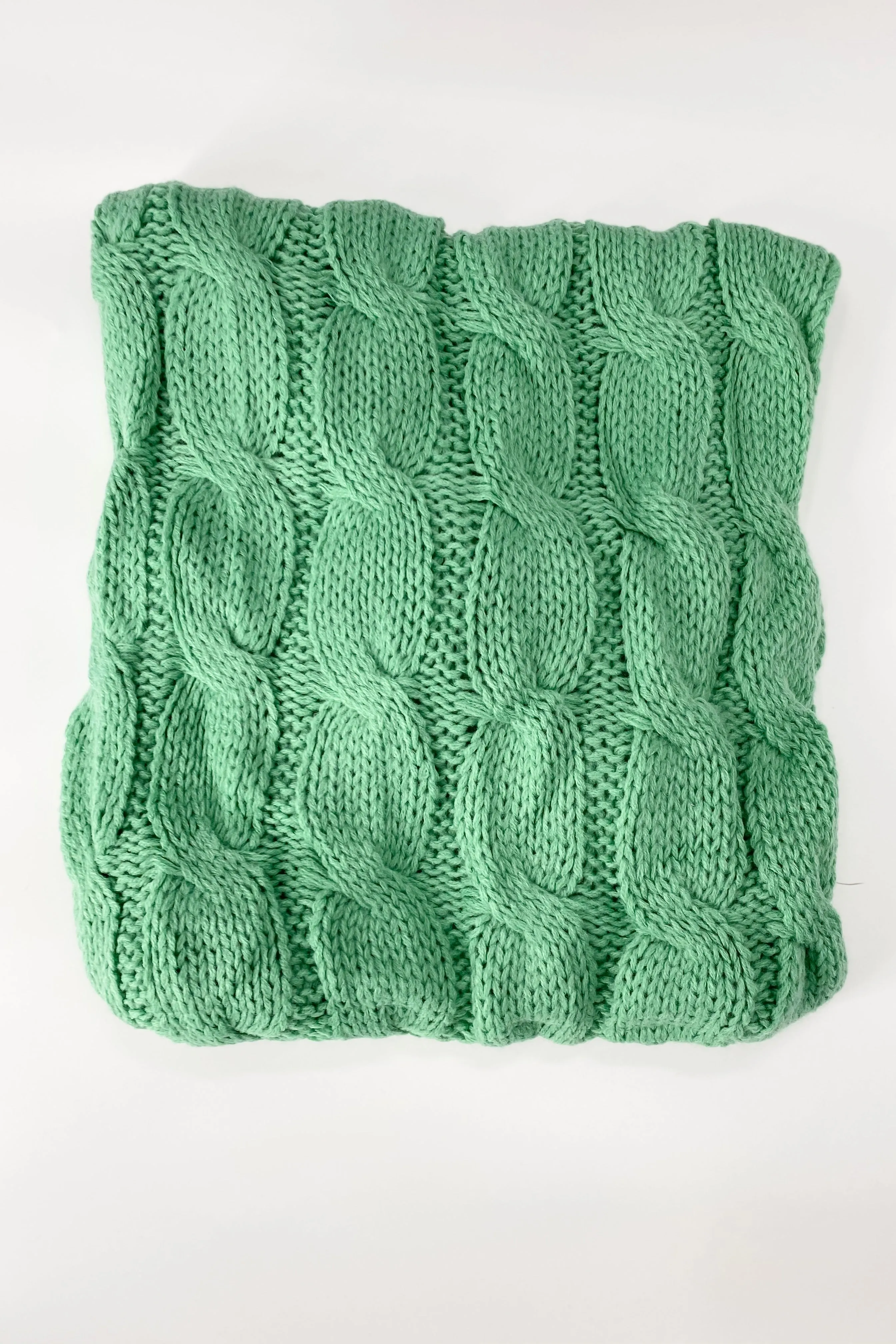 Cable Knit Infinity Scarf