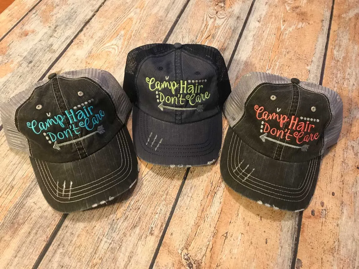 Camping Hair Don't Care Hat