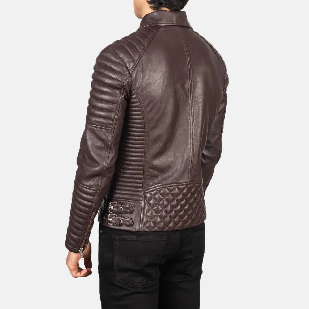 Classic Brown Leather Jacket