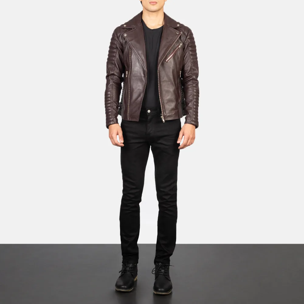 Classic Brown Leather Jacket