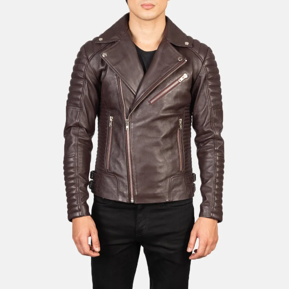 Classic Brown Leather Jacket