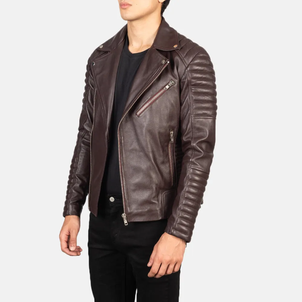 Classic Brown Leather Jacket