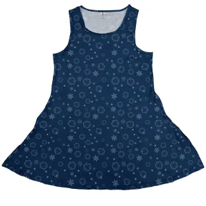 DND Dice Snowflakes Dress