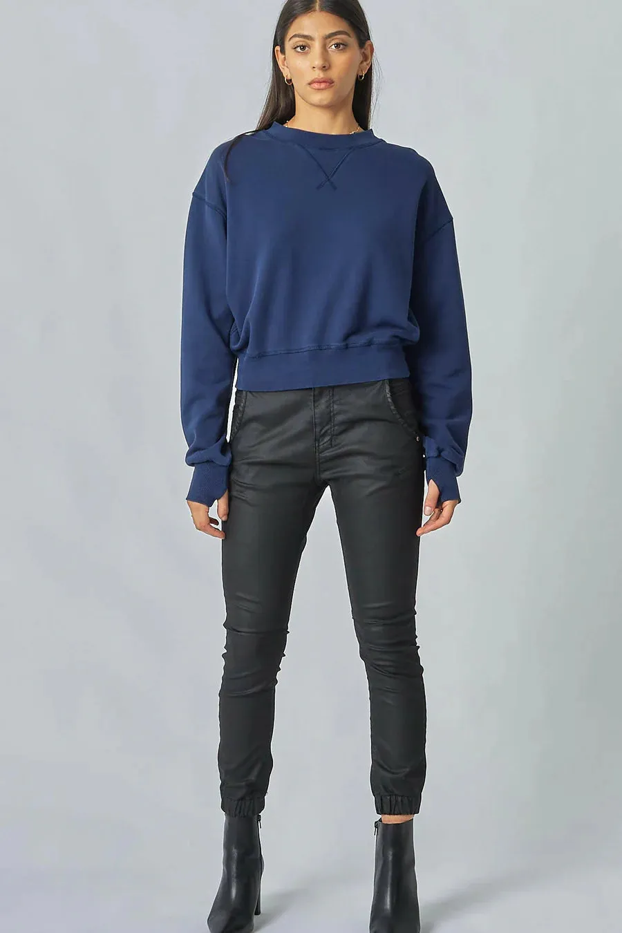 Dricope Gemma Loose Navy Sweat
