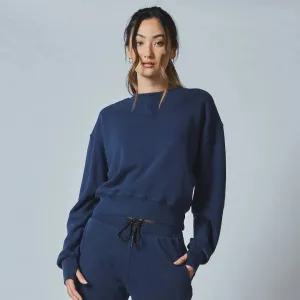 Dricope Gemma Loose Navy Sweat