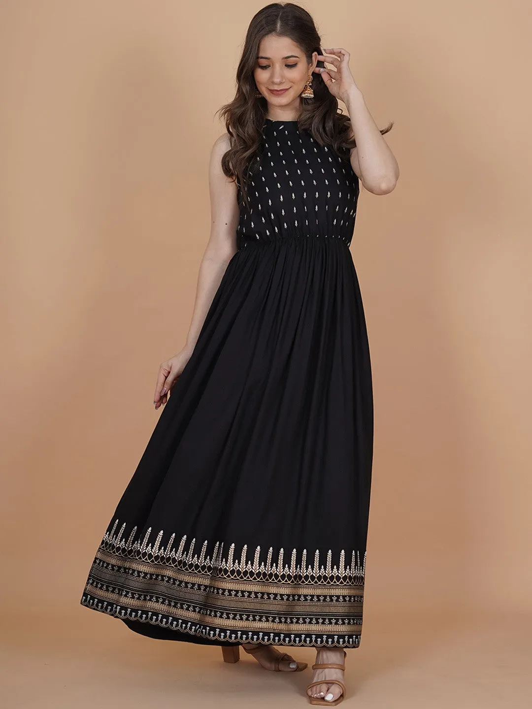 Elegant Anarkali Kurta and Thread Work