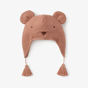 Elegant Baby Bear Aviator Knit Hat
