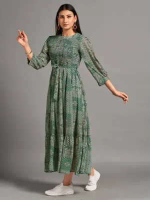 Evergreen Charm Maxi Dress