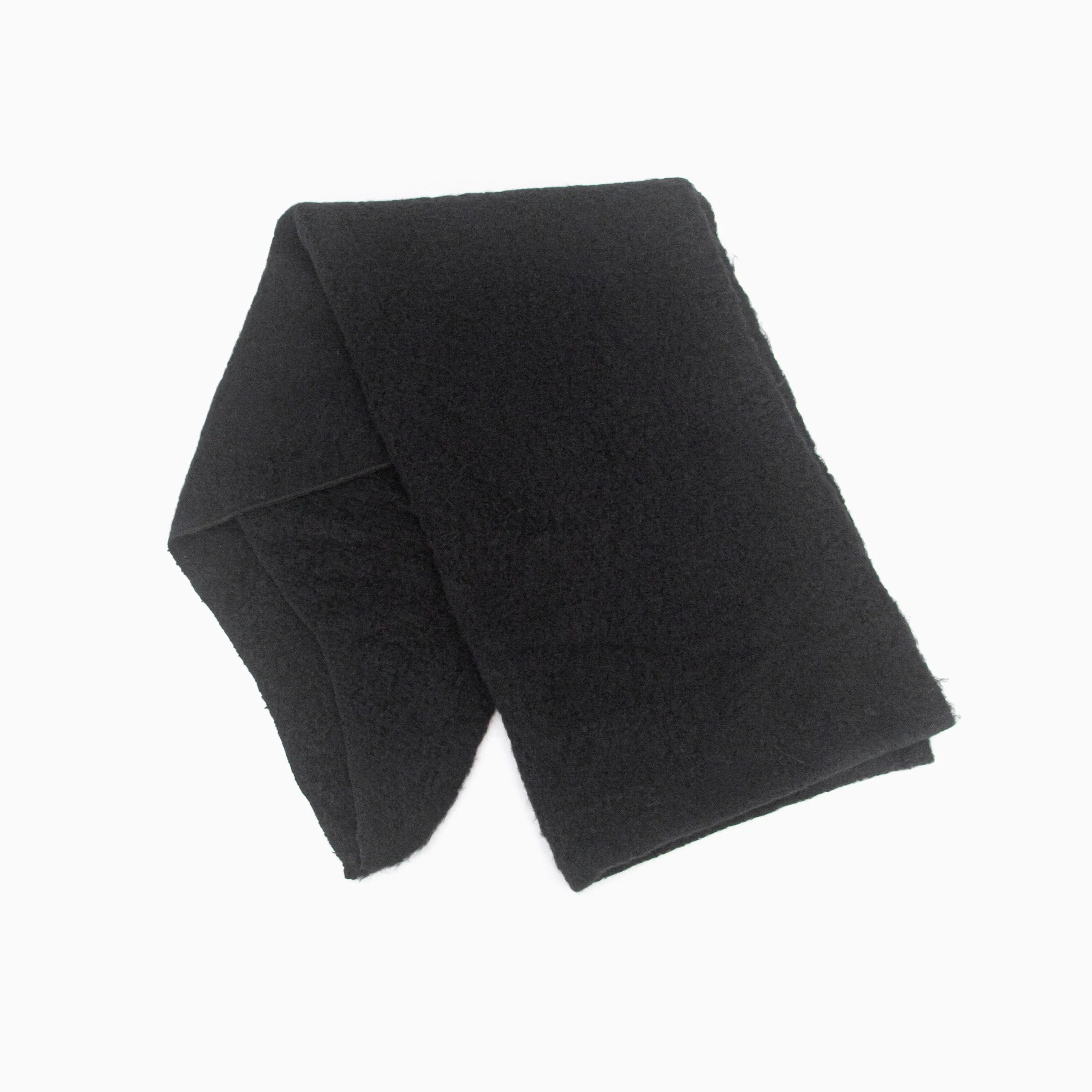 Evie Heavyweight Asymmetric Scarf - Black