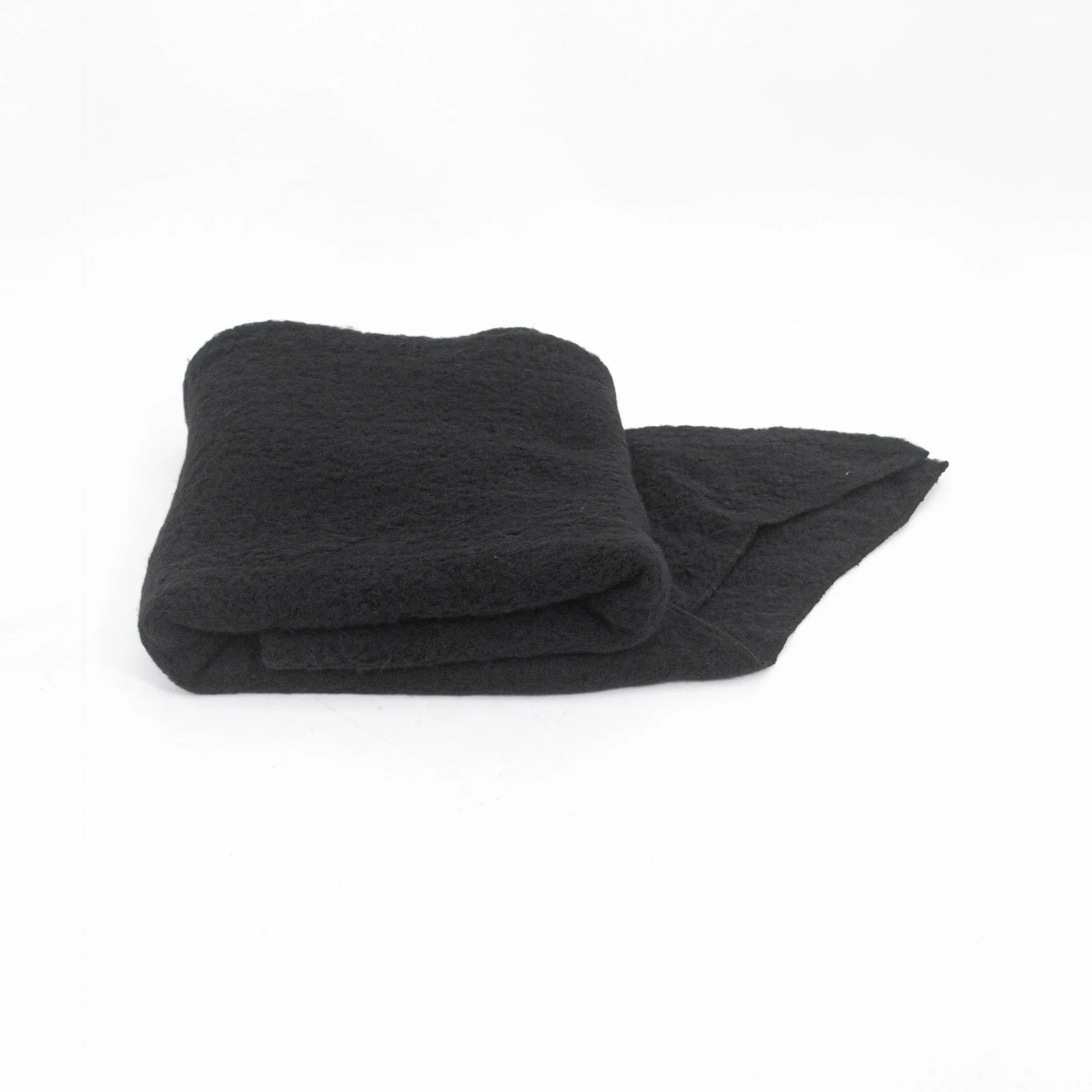Evie Heavyweight Asymmetric Scarf - Black