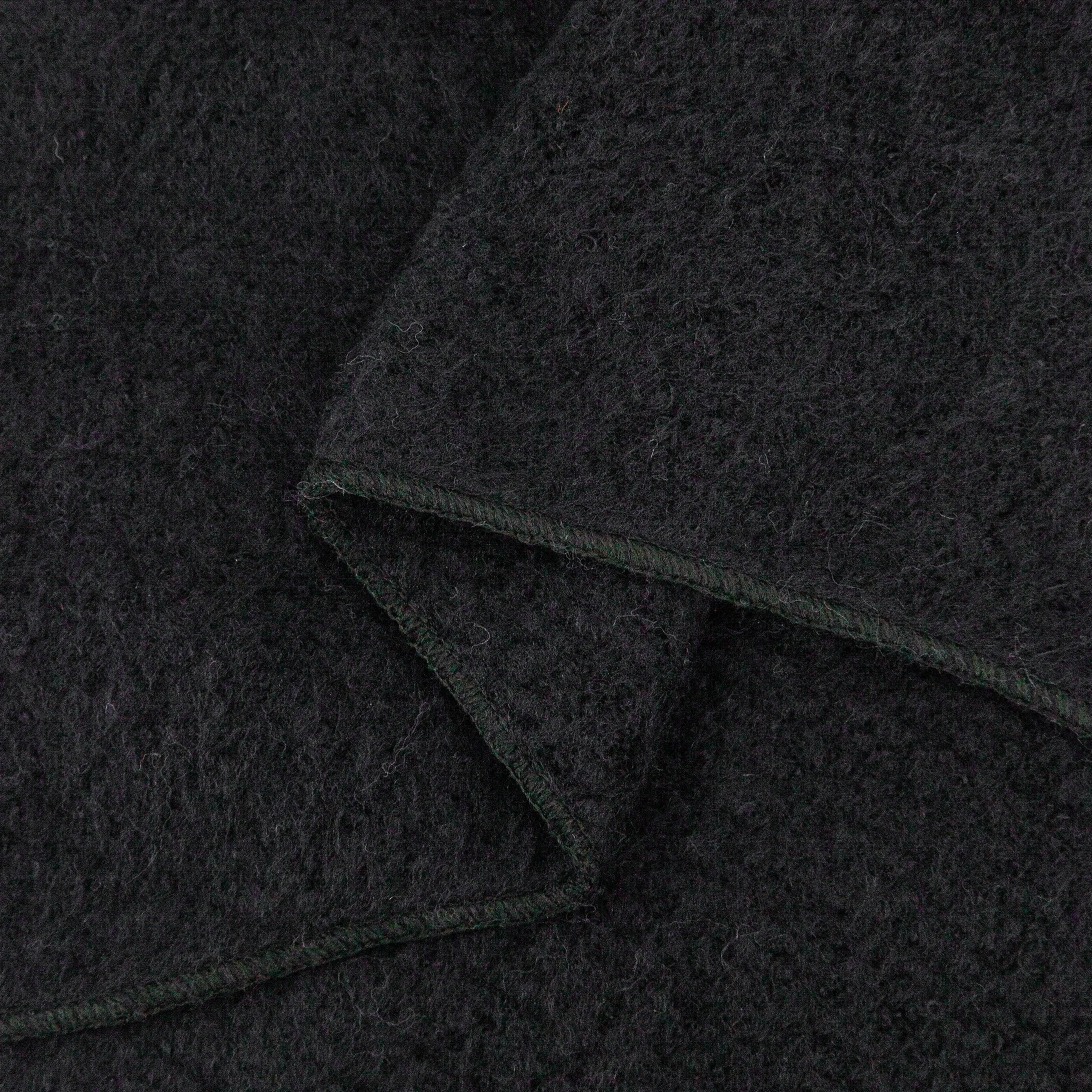 Evie Heavyweight Asymmetric Scarf - Black