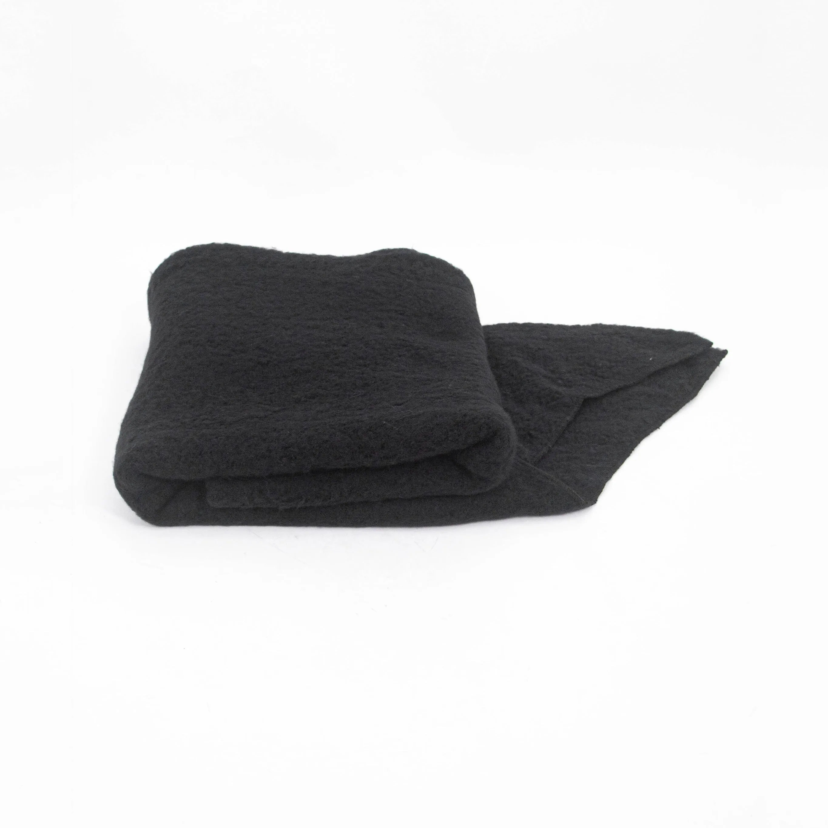Evie Heavyweight Asymmetric Scarf - Black