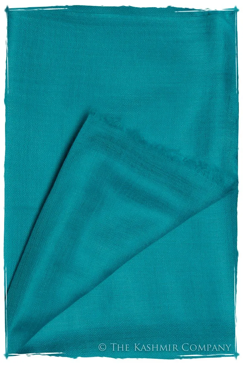Eyes de Bulbul Bluebird Cashmere Scarf
