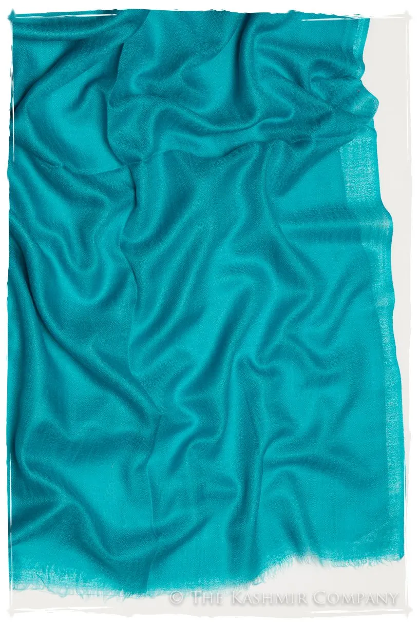 Eyes de Bulbul Bluebird Cashmere Scarf