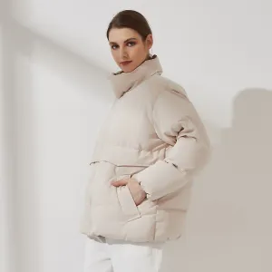 FashionSierra - Womens Fashion Loose Puffer Jacket