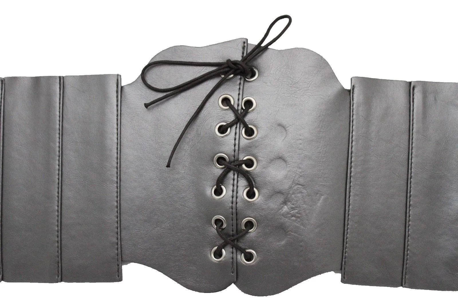 Faux Leather Wide Sexy High Waisted Corset Belt