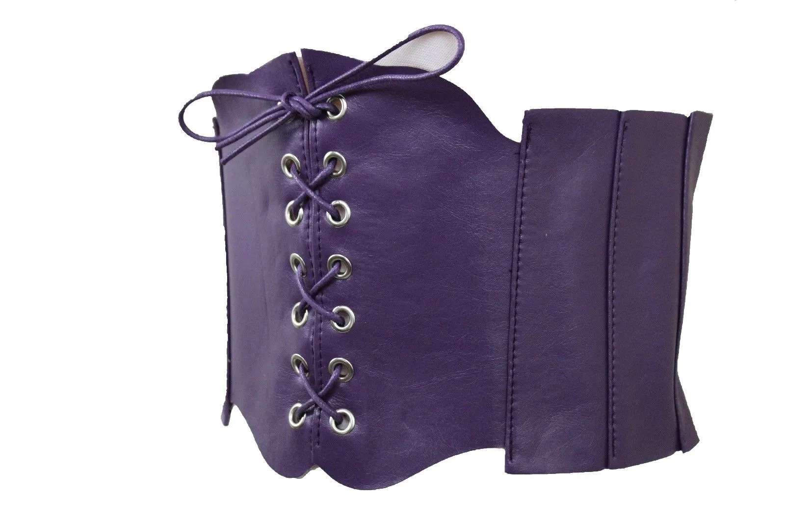 Faux Leather Wide Sexy High Waisted Corset Belt