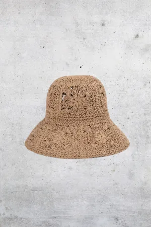 Floral Latte Bucket Hat