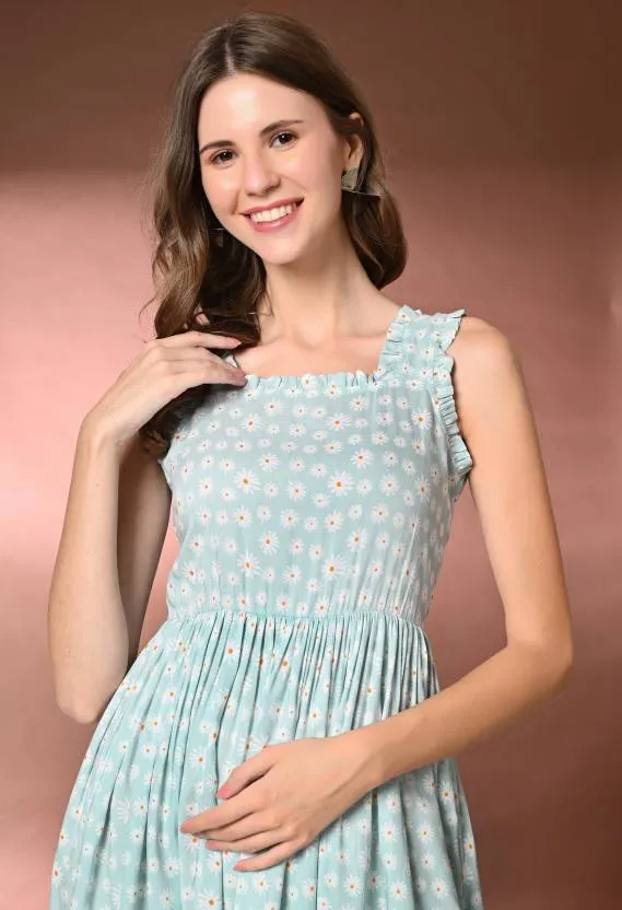 Floral Radiance Maxi Dress