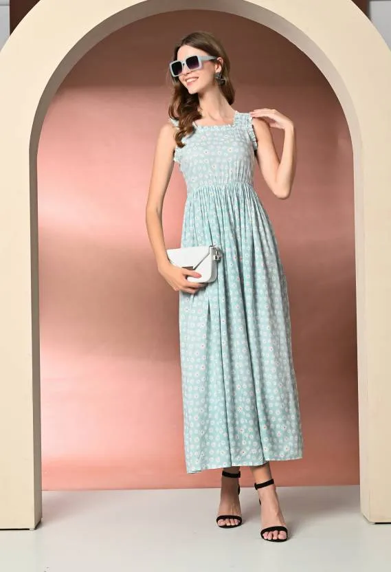 Floral Radiance Maxi Dress