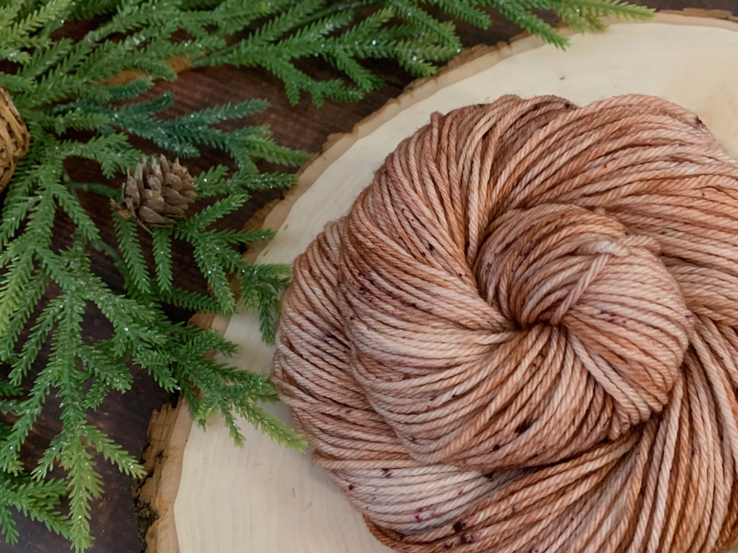 Forest Snow -  Dyed to Order - Sweet Pea & Sparrow Hand Dyed Yarns