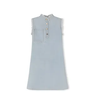 FRAYED EDGE DENIM JUMPER
