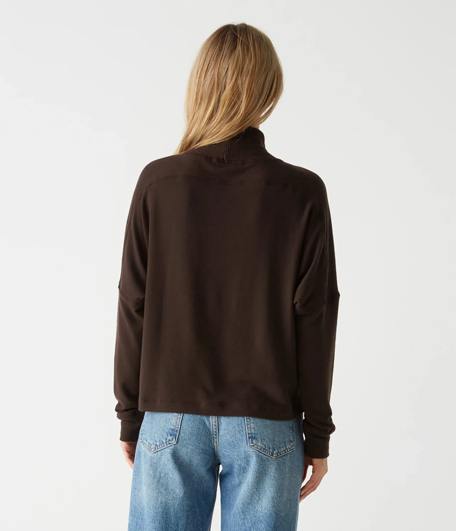 Frida Mock Neck Top - Java