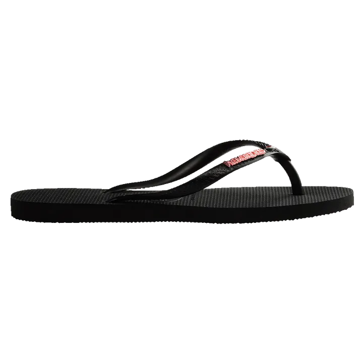 Havaianas Slim Metal Logo Crystal Jandal